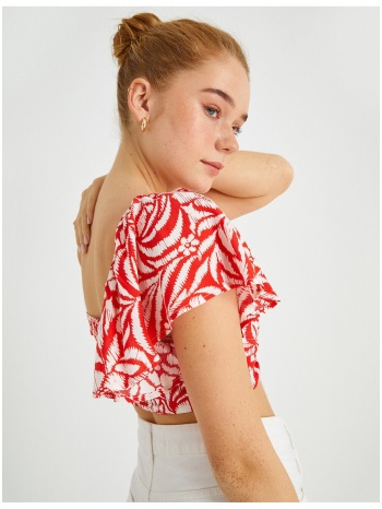 koton blouse - red - regular fit