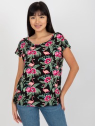 women`s blouse with short sleeves sublevel - multicolored