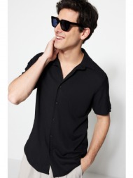 trendyol shirt - black - regular fit