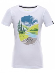 children`s cotton t-shirt alpine pro dioro white variant pa