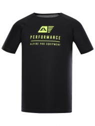 men`s functional t-shirt with cool-dry alpine pro panther black