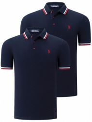 duo set t8594 dewberry mens t-shirt-navy-navy-navy blue