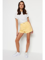 trendyol shorts - yellow - high waist