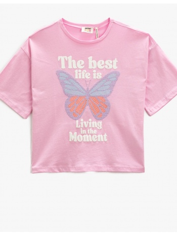 koton t-shirt - pink - regular fit σε προσφορά