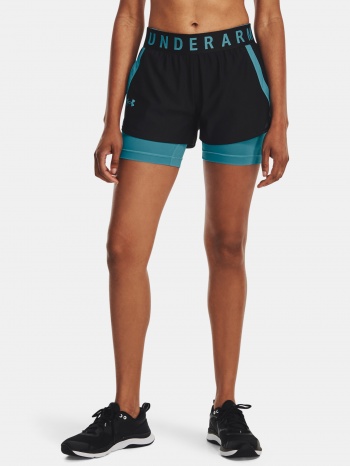 under armour shorts play up 2-in-1 shorts -blk - women σε προσφορά