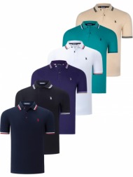 six set t8594 dewberry mens t-shirt-black-white-navy-blue-beige-purple-green