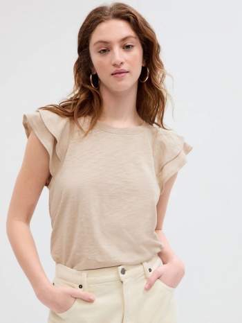 gap t-shirt with ruffle sleeves - women σε προσφορά