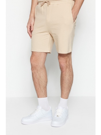 trendyol shorts - beige - normal waist σε προσφορά