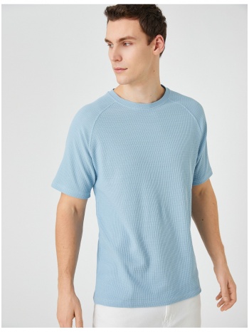 koton polo t-shirt - blue - regular fit σε προσφορά