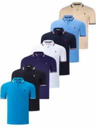 seven set t8594 dewberry mens t-shirt-black-white-navy-light blue-dark blue-bej-purple