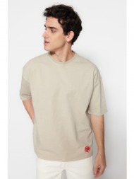 trendyol t-shirt - beige - oversize