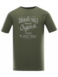 men`s cotton t-shirt alpine pro zimiw olivine variant pb