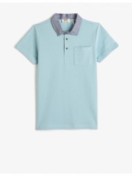 koton polo t-shirt - blue - regular fit