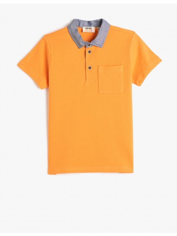 koton polo t-shirt - orange - regular fit σε προσφορά