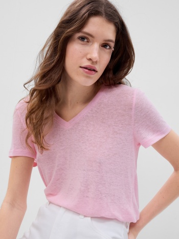 gap t-shirt with linen - women σε προσφορά