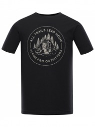 men`s cotton t-shirt alpine pro lefer black variant pc