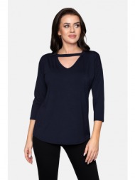 babell woman`s blouse alexa navy blue
