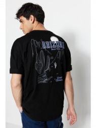 trendyol t-shirt - black - oversize