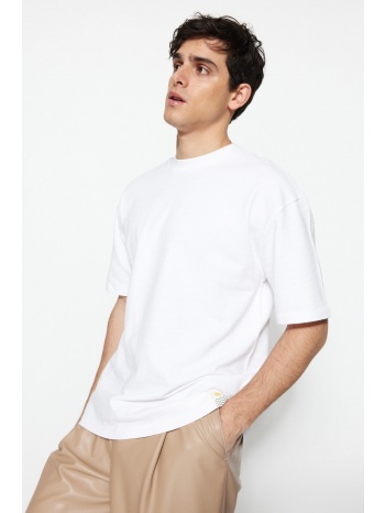 trendyol t-shirt - white - relaxed fit σε προσφορά