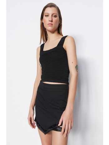 trendyol blouse - black - regular fit σε προσφορά