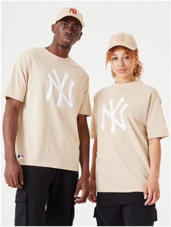 beige unisex t-shirt new era - men σε προσφορά