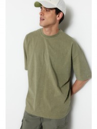trendyol t-shirt - khaki - oversize