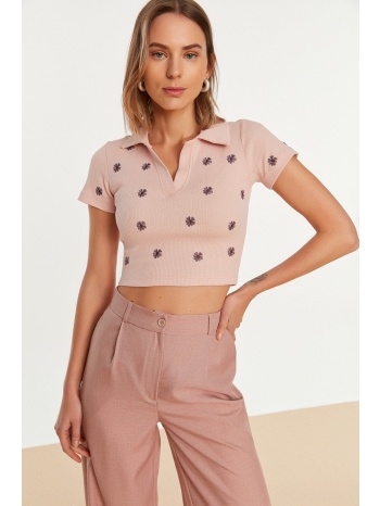 trendyol blouse - pink - slim fit σε προσφορά