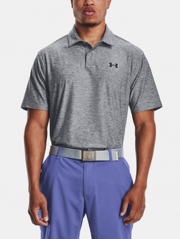 under armour t-shirt t2g polo-gry - men σε προσφορά