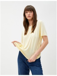 koton t-shirt - yellow - regular fit