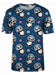 bittersweet paris unisex`s astronaut panda t-shirt tsh bsp519 navy blue