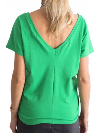 green t-shirt with back neckline σε προσφορά
