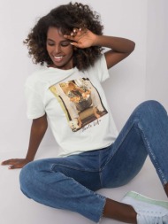 mint women`s t-shirt with print