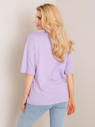 women`s t-shirt rue paris purple color