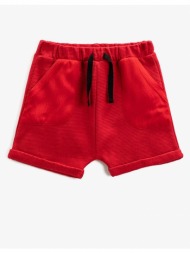 koton shorts - red - normal waist