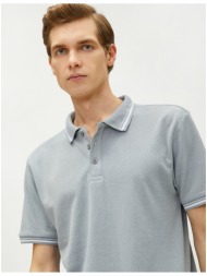 koton polo t-shirt - gray - regular fit