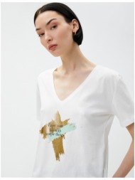 koton t-shirt - white - regular fit