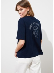 γυναικεία μπλούζα trendyol embroidered