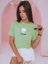 women`s t-shirt van go, light green dstreet