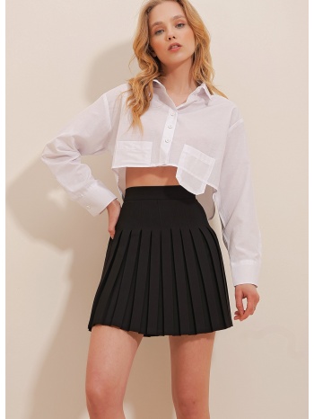 trend alaçatı stili skirt - black - mini