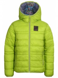 children`s double-sided jacket hi-therm alpine pro michro lime green variant pa
