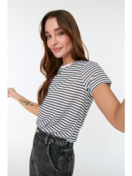 γυναικείο μπλουζάκι trendyol striped
