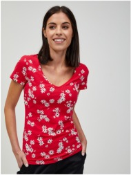 red floral t-shirt orsay - women