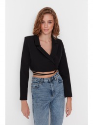 trendyol blazer - black - regular fit