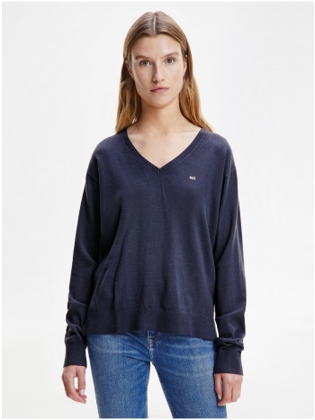 dark blue women`s light sweater tommy jeans - women σε προσφορά