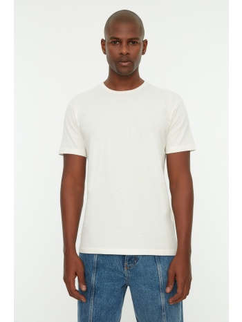 ανδρικό μπλουζάκι trendyol tmnss21ts0808/white σε προσφορά