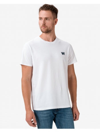 white men`s t-shirt wrangler sign off - men`s
