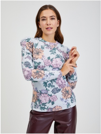 light gray women`s floral t-shirt orsay - women σε προσφορά