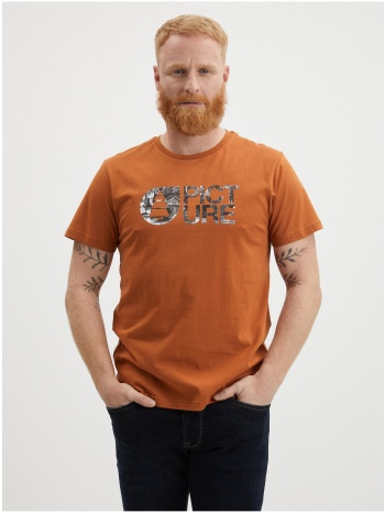 brown men`s t-shirt picture - men σε προσφορά