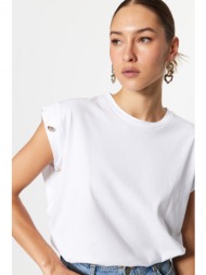 trendyol t-shirt - white - regular fit