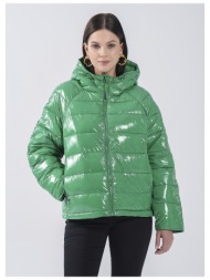 koton winter jacket - green - puffer